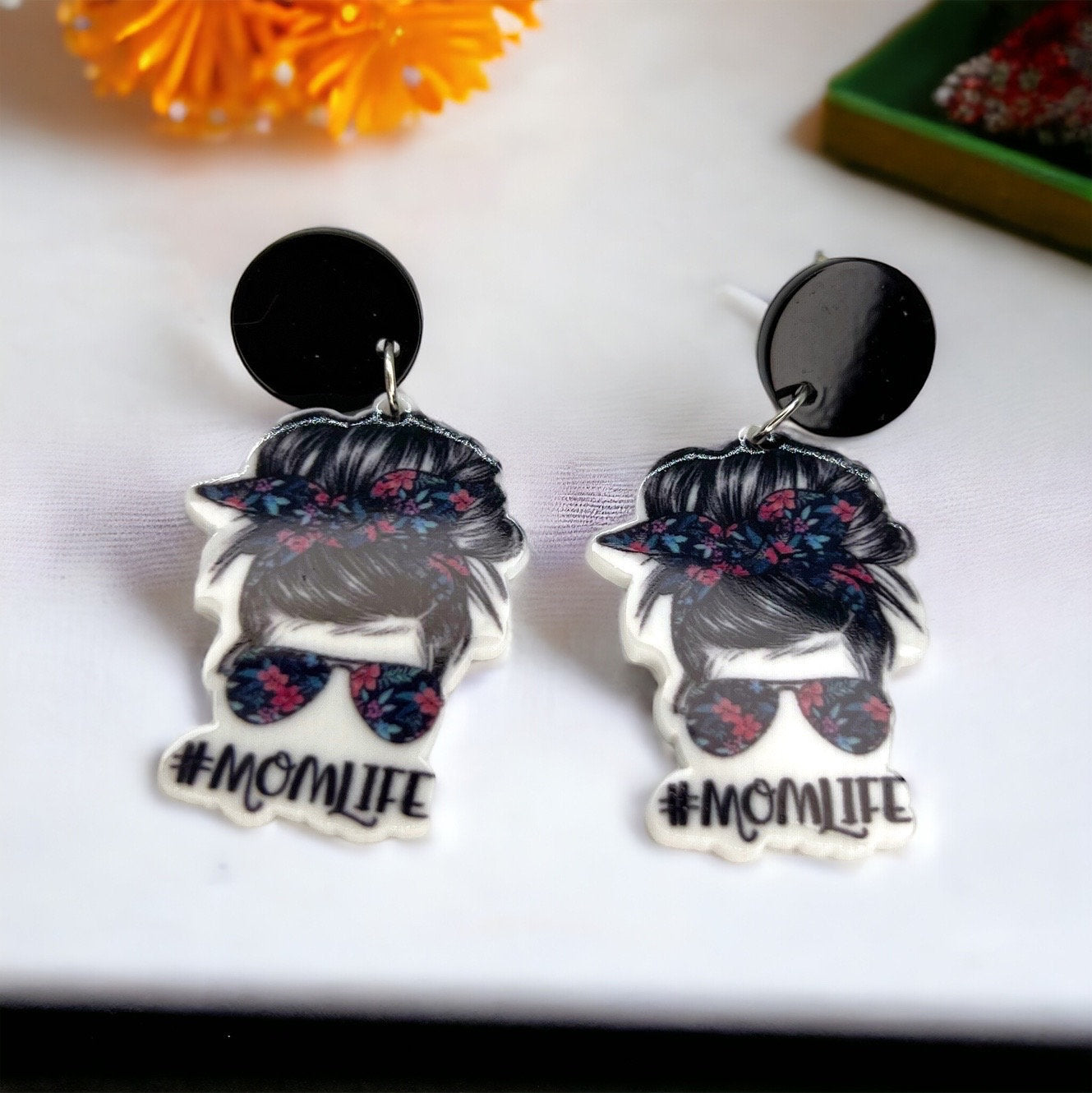 Mom Life Earrings: Celebrate the Everyday Supermom! 🌟 - Rhythms of Grace Creative