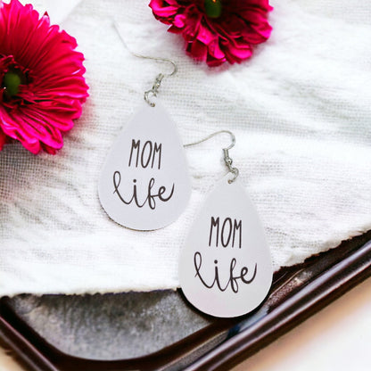 Mom Life Earrings: Wear Your Supermom Status with Style! - Rhythms of Grace Creative