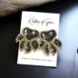 Sparkle Like You Mean It – Oversized Rhinestone Paw Print Earrings for Animal Lovers! 🐾 - Rhythms of Grace Creative