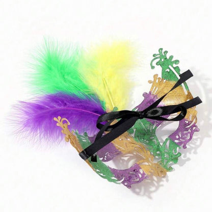 Sparkle & Shine: Dazzling Mardi Gras Masquerade Mask for Unforgettable Celebrations! - Rhythms of Grace Creative