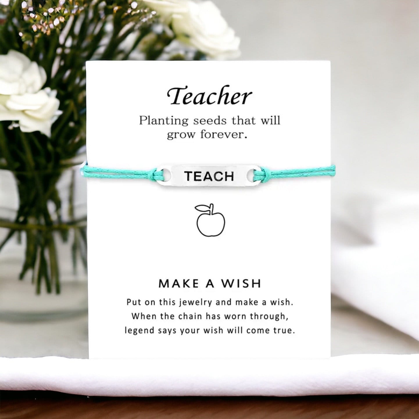 Teacher Wish Bracelet – A Thank You from the Heart! - Rhythms of Grace Creative