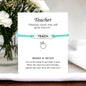 Teacher Wish Bracelet – A Thank You from the Heart! - Rhythms of Grace Creative