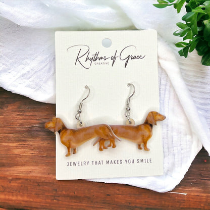 Weenie Wonderland: Cutest Dachshund Earrings Ever! - Rhythms of Grace Creative