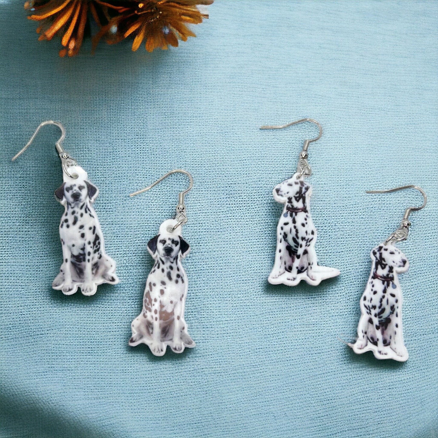 Dalmatian Dazzle: Adorable Dog Mom Earrings! 🐾 - Rhythms of Grace Creative