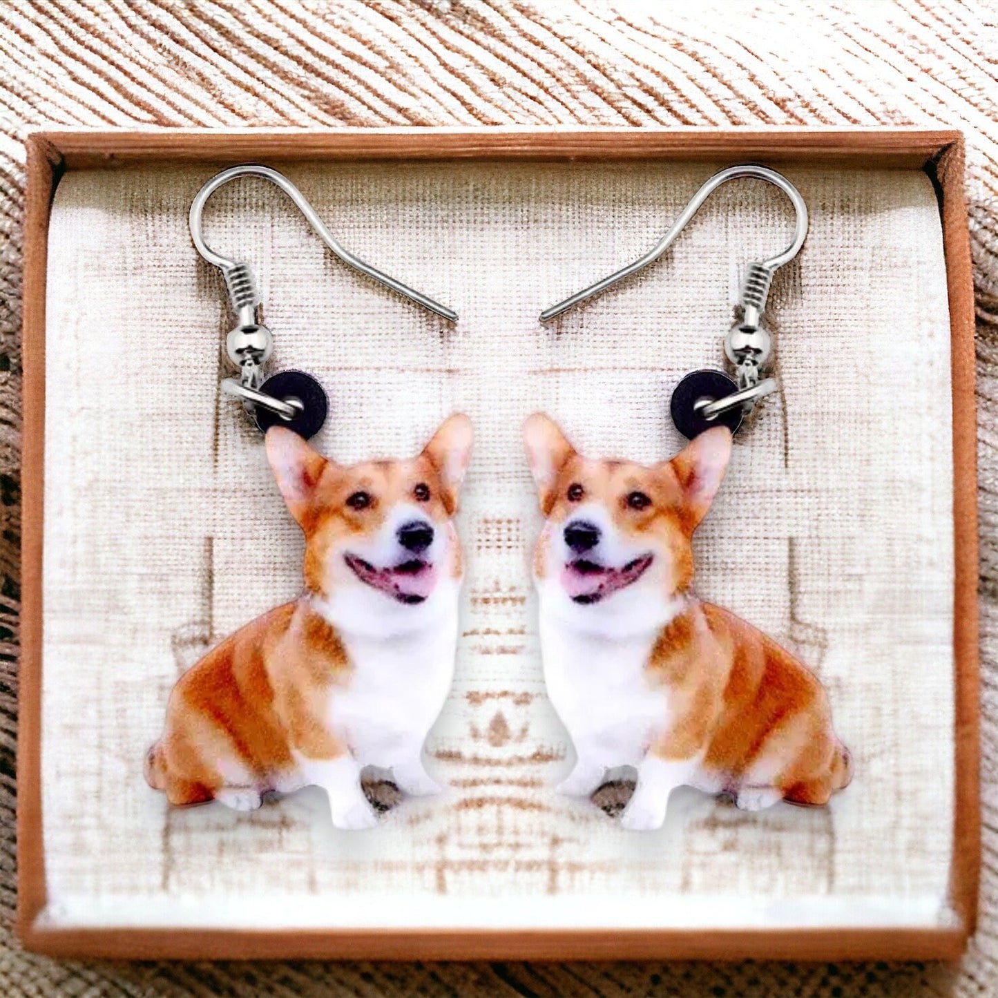 Corgi Earrings - Dog Earrings, Dog Jewelry, Dog Mom, Corgi Jewelry, Dog Accessories, Corgi Accessories, Welsh Corgi, Furbaby, Corgi Lover