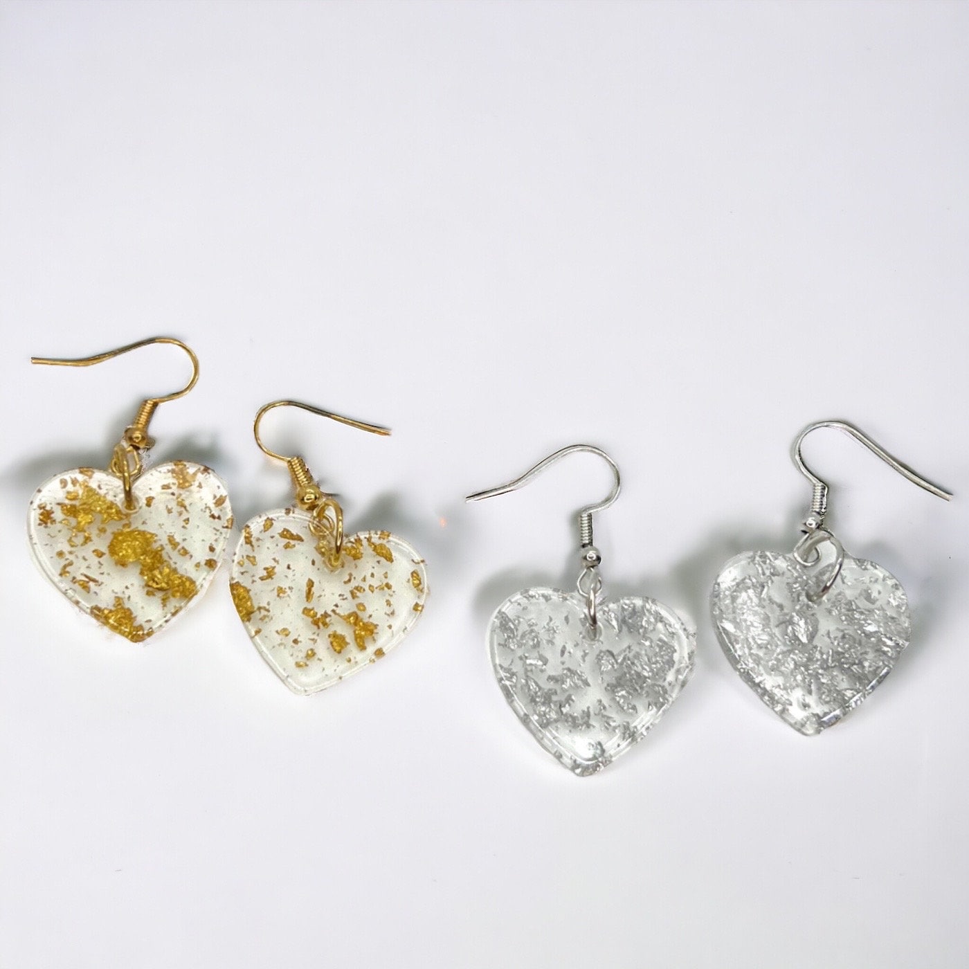 Heartfelt Elegance: Dangle into Love with Gold & Silver Earrings! - Rhythms of Grace Creative