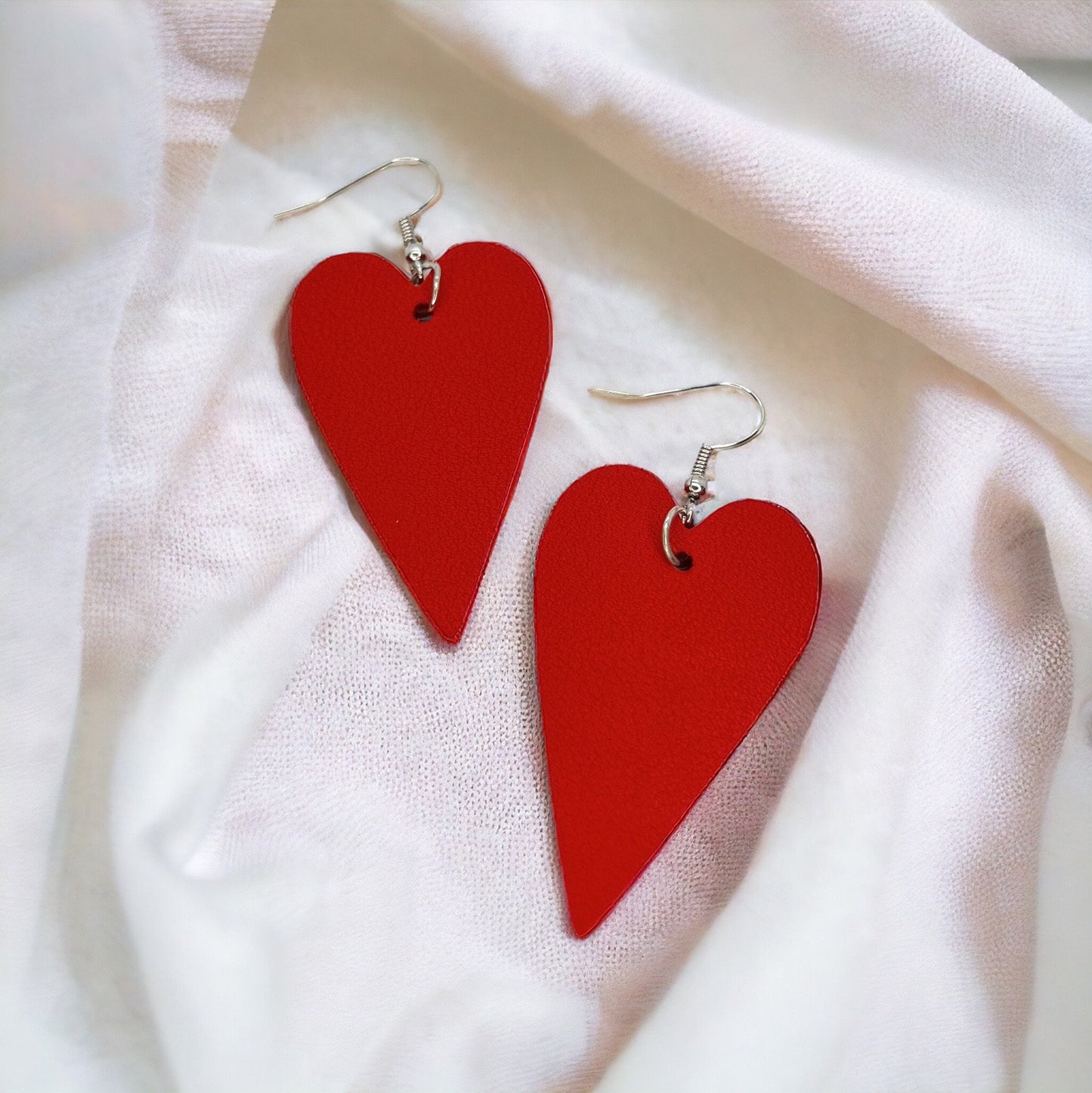 Love in Every Dangle: Vibrant Red Heart Earrings for A Perfect Valentine's Day! - Rhythms of Grace Creative