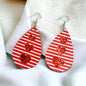 Love in Every Swing: Vibrant Red Heart Dangle Earrings! - Rhythms of Grace Creative