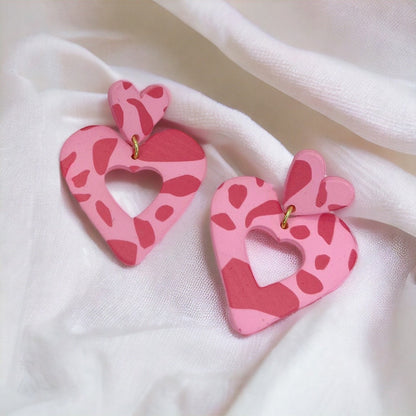 Heartfelt Style: Pink Dangle Earrings for Lovebirds! - Rhythms of Grace Creative