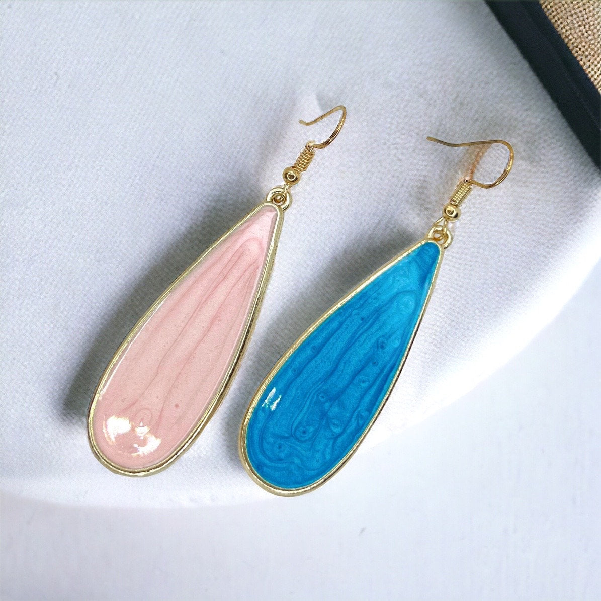 Gender Reveal Earrings - Baby Shower, New Mom, Mother’s Day, Mom Earrings, Momma Earrings, Mama Earrings, Team Pink, Team Blue, Pink or Blue