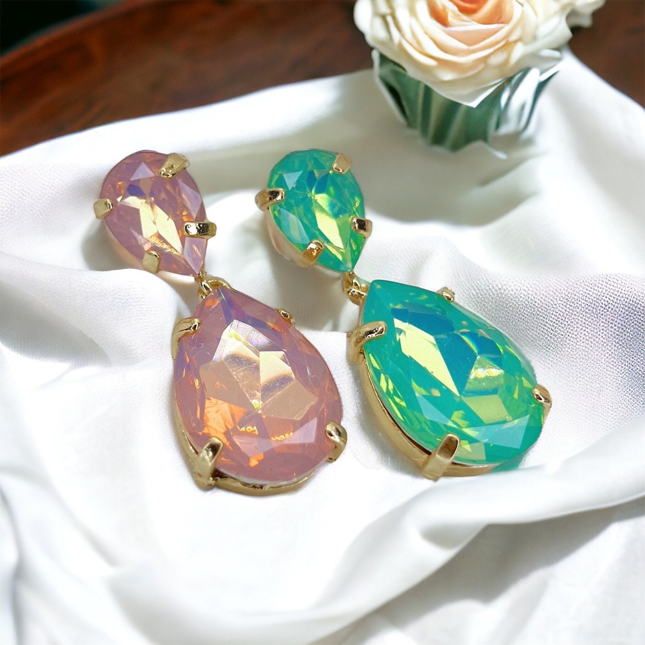 Gender Reveal Earrings - Baby Shower, New Mom, Mother’s Day, Mom Earrings, Momma Earrings, Mama Earrings, Team Pink, Team Blue, Pink or Blue