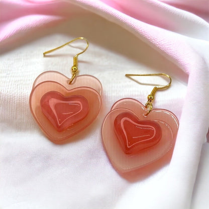 Love is in the Air: Adorable Pink Heart Earrings for Every Occasion! - Rhythms of Grace Creative