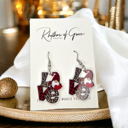Whimsical Gnome Earrings: Spread Love & Joy this Valentine's Day! - Rhythms of Grace Creative