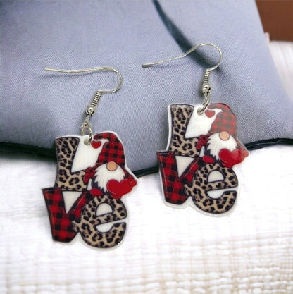 Whimsical Gnome Earrings: Spread Love & Joy this Valentine's Day! - Rhythms of Grace Creative
