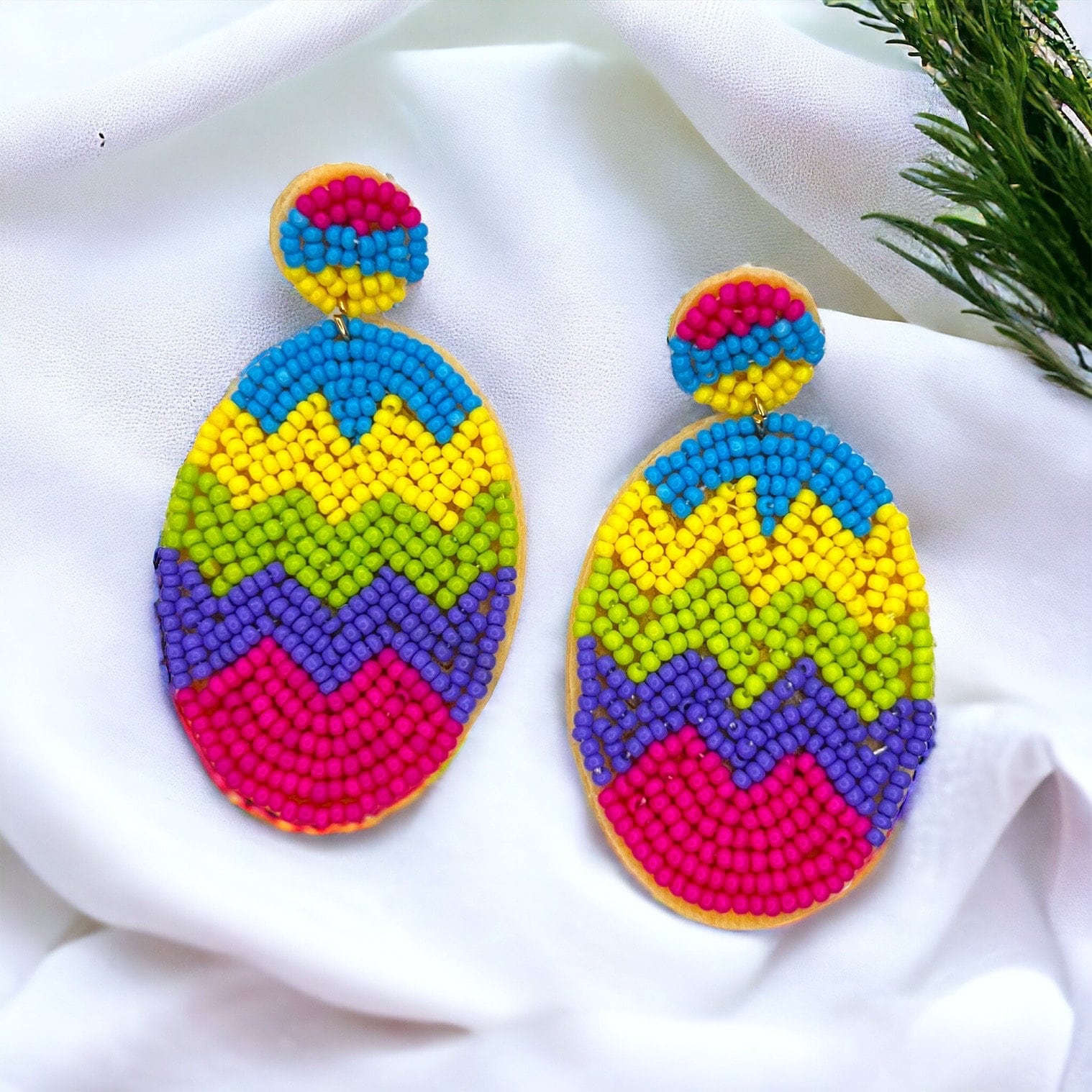 Beaded Easter Earrings - Hop Into Spring Style! - Rhythms of Grace Creative