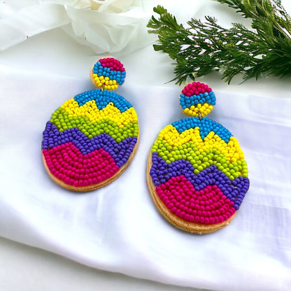 Beaded Easter Earrings - Hop Into Spring Style! - Rhythms of Grace Creative