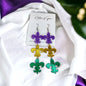 Mardi Gras Crown Dangle Earrings – Celebrate Like Royalty! - Rhythms of Grace Creative