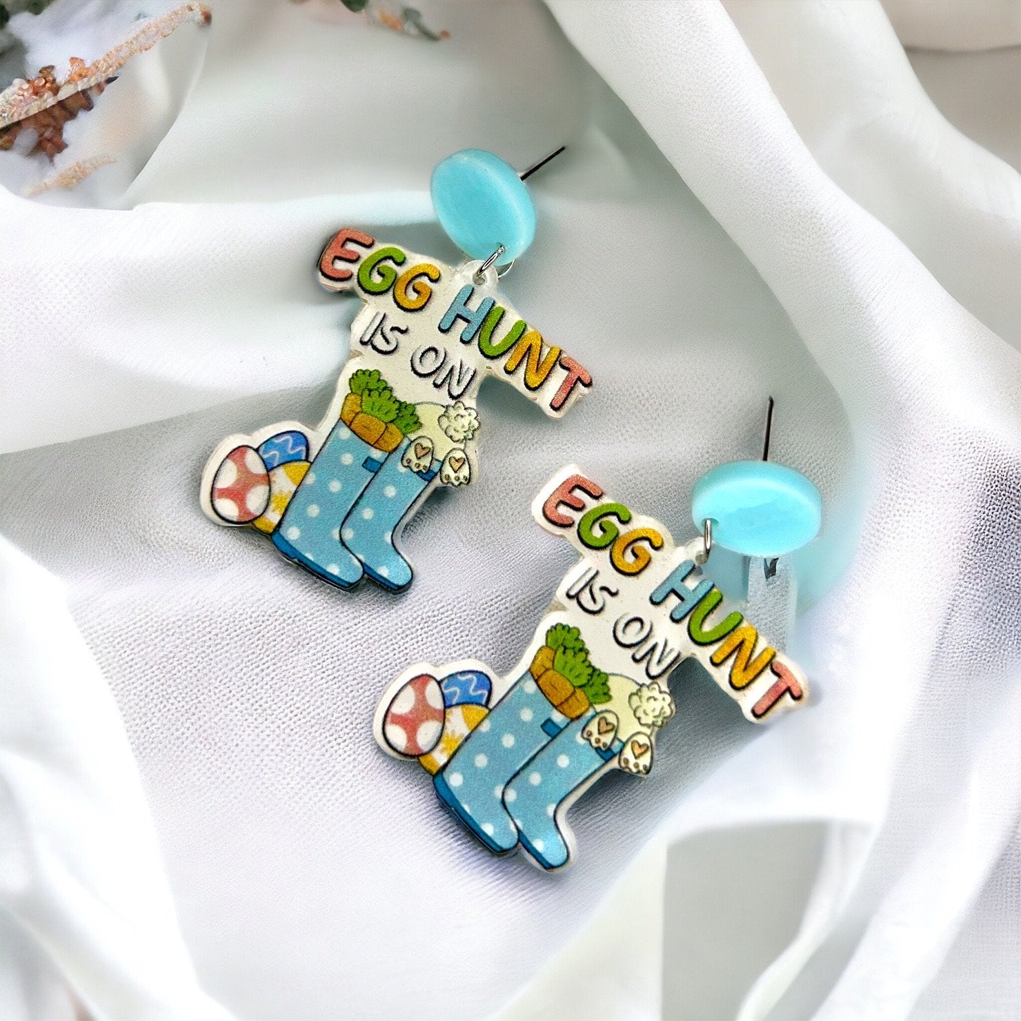 Hop Into Style: Adorable Easter Earrings – Bunny, Egg, and Boot Designs! - Rhythms of Grace Creative