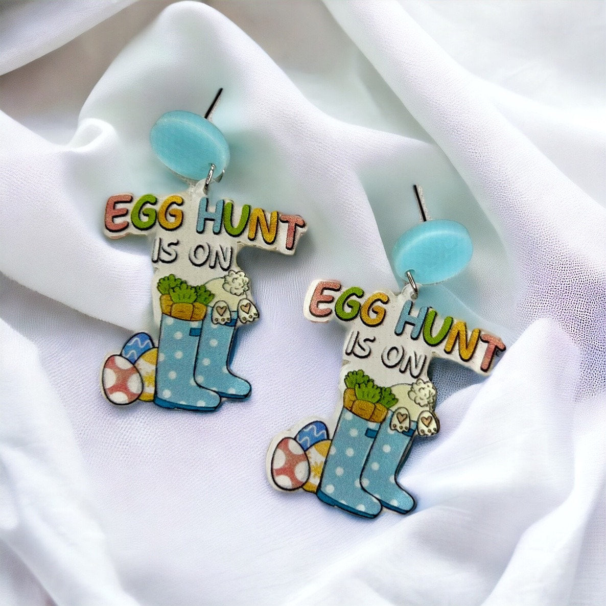 Hop Into Style: Adorable Easter Earrings – Bunny, Egg, and Boot Designs! - Rhythms of Grace Creative