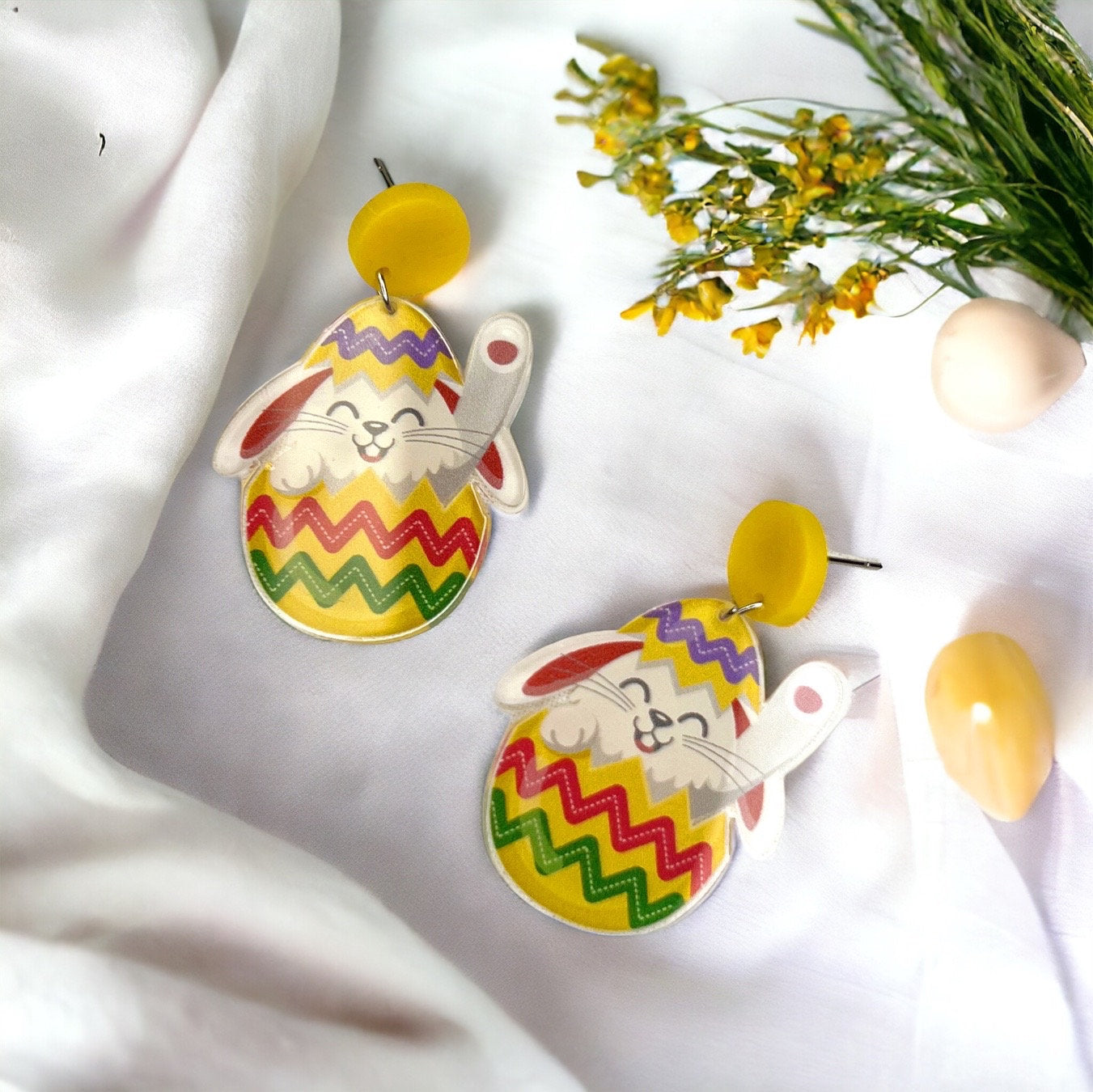 Hop Into Style: Adorable Easter Earrings – Bunny, Egg, and Boot Designs! - Rhythms of Grace Creative