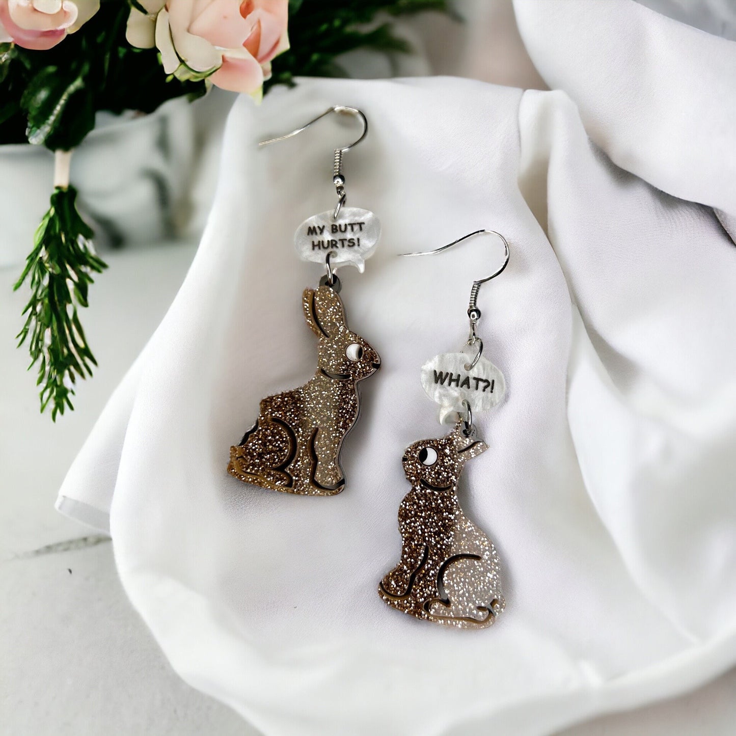 Hop-tastic Chocolate Rabbit Earrings: Ears to a Hilarious Easter! - Rhythms of Grace Creative