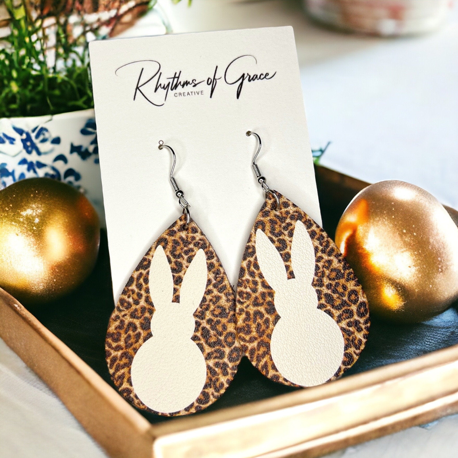 Adorable Easter Bunny Earrings – Hop into the Season! - Rhythms of Grace Creative