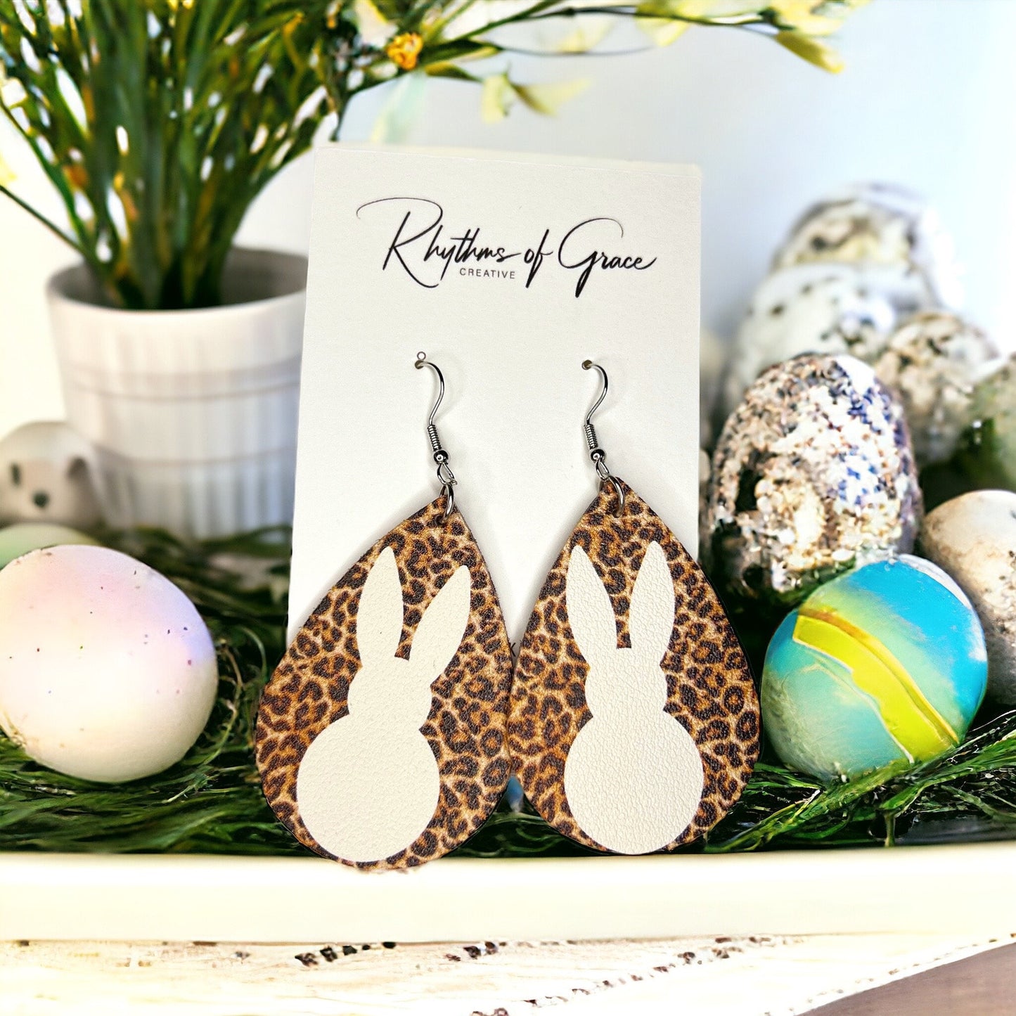 Adorable Easter Bunny Earrings – Hop into the Season! - Rhythms of Grace Creative