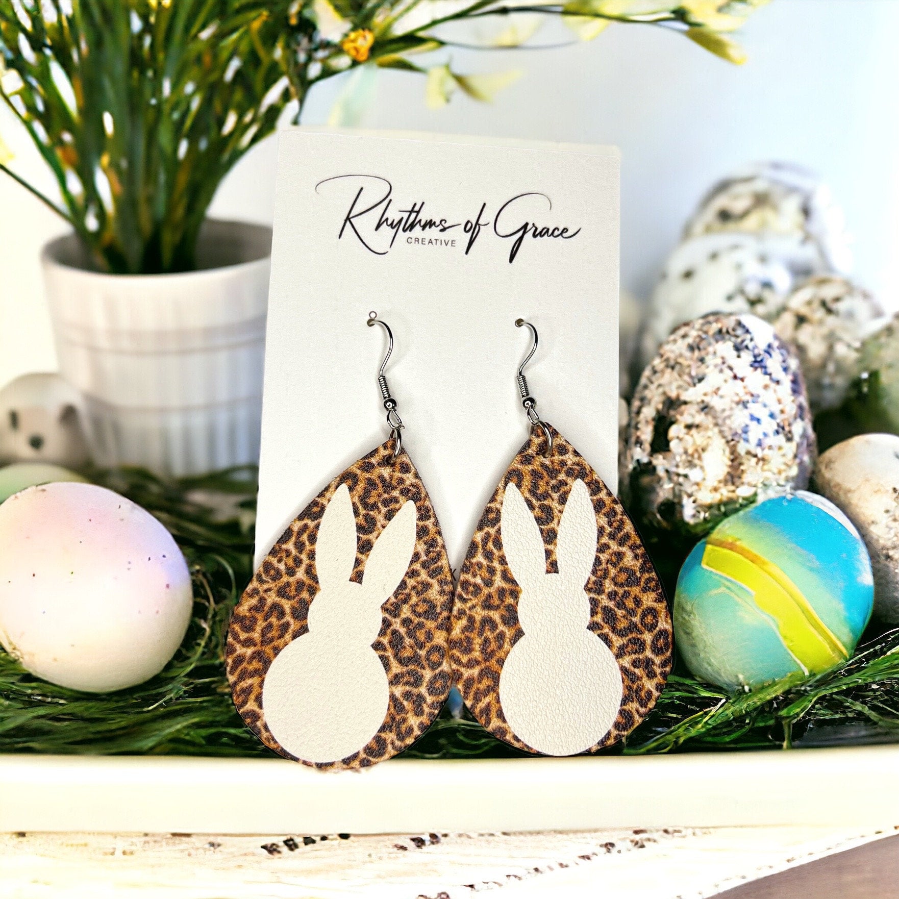 Adorable Easter Bunny Earrings – Hop into the Season! - Rhythms of Grace Creative