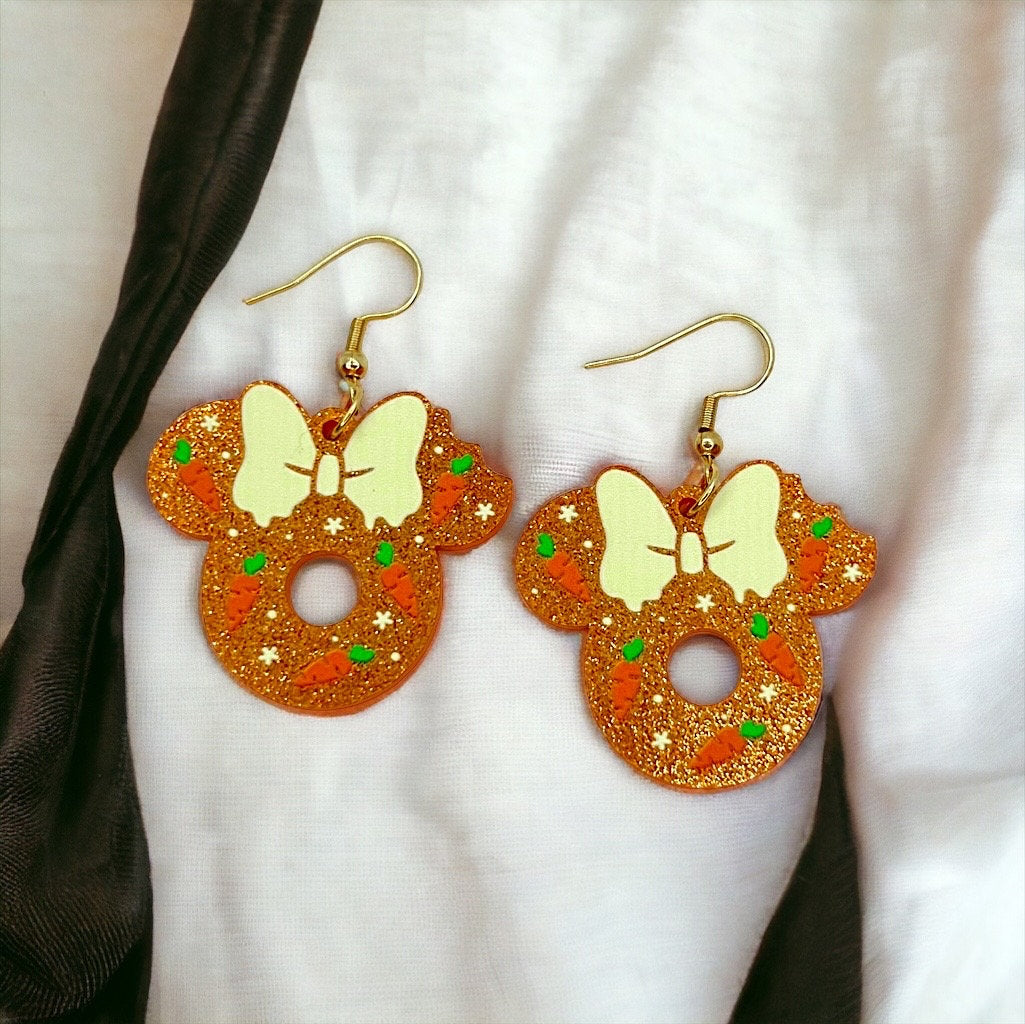 Hop Into Spring: Adorable Carrot Mouse Ears Earrings for a Dazzling Easter! - Rhythms of Grace Creative