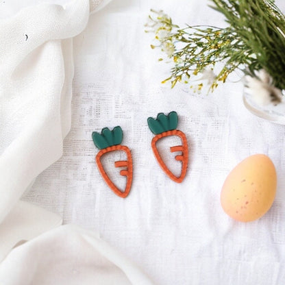 Jump into Spring: Adorable Carrot Easter Studs for Your Festive Flair! - Rhythms of Grace Creative