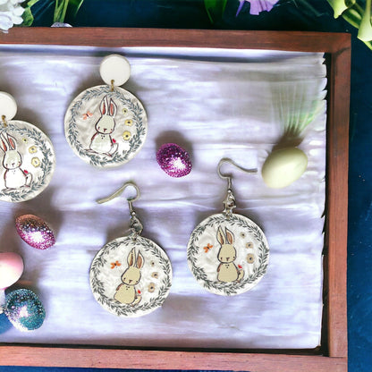 Easter Egg-citement: Adorable Bunny Earrings for a Stylish Spring! - Rhythms of Grace Creative