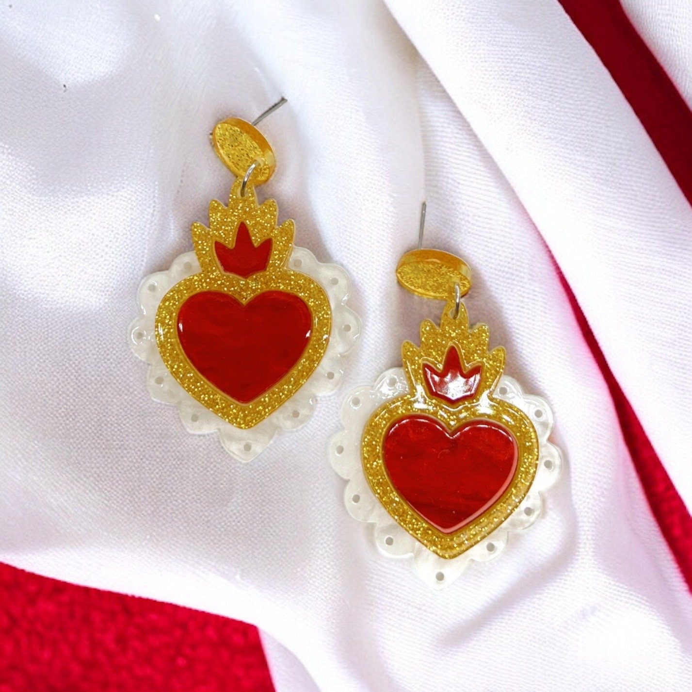 Valentine Vibes: Enchanting Heart Earrings to Spread the Love! - Rhythms of Grace Creative