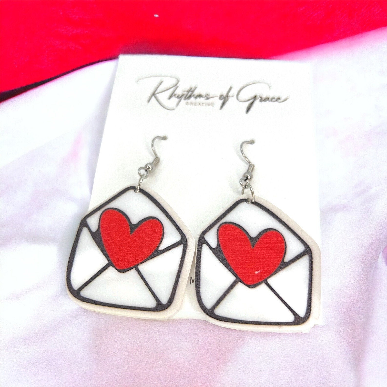 Love Letter Earrings: The Perfect Valentine’s Day Accessory! 💌 - Rhythms of Grace Creative