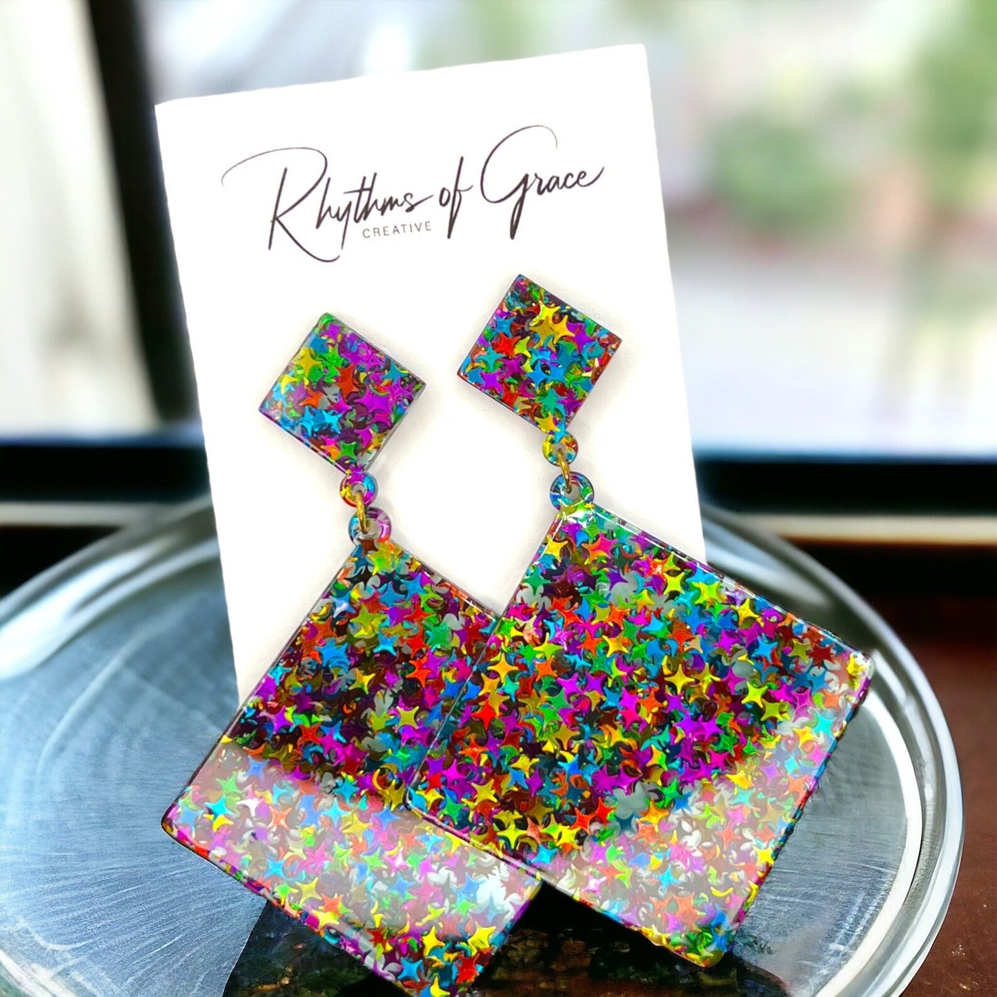 Glitter Up Your Life: Dazzling Oversized Earrings for Every Occasion! - Rhythms of Grace Creative
