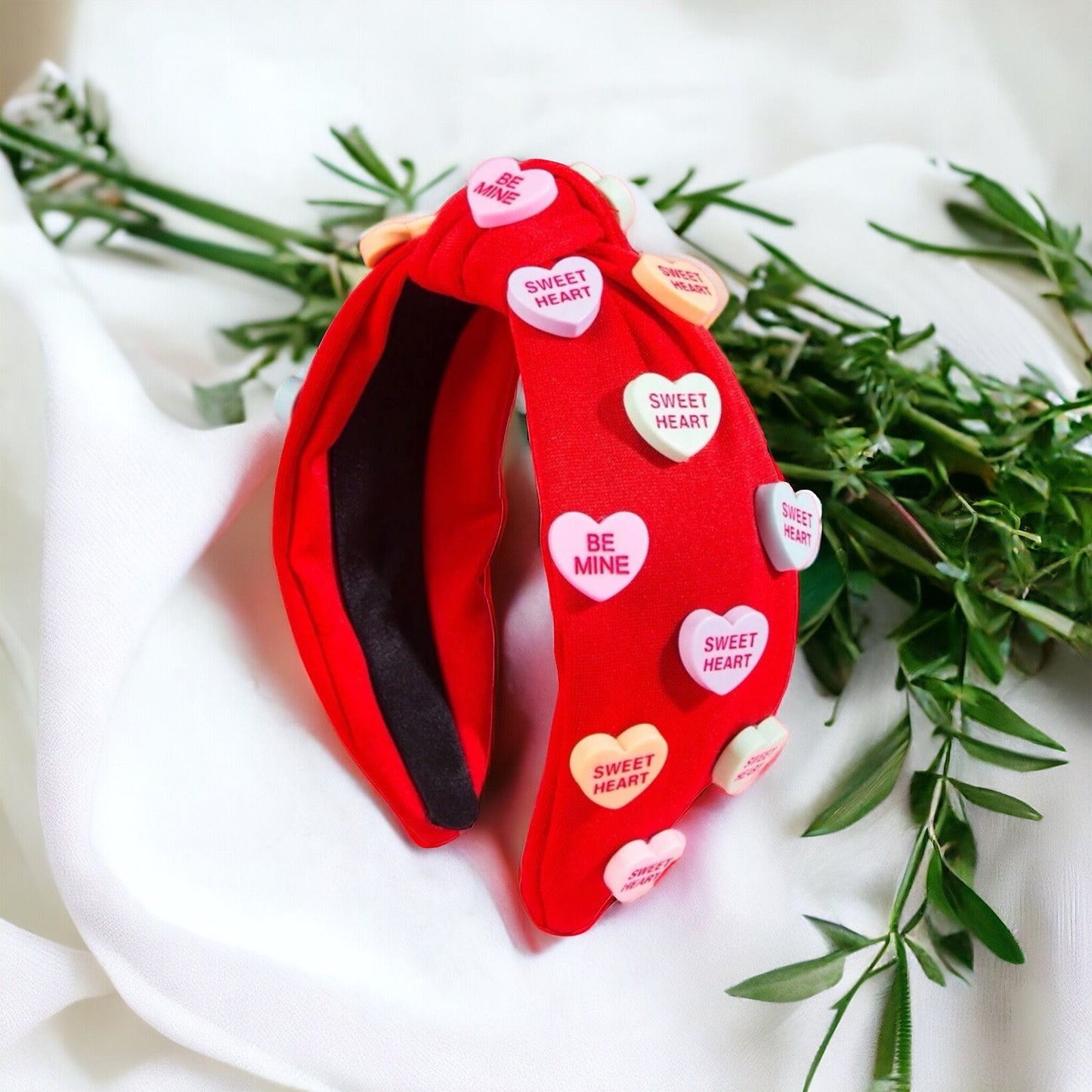 Love is in the Hair: Adorable Conversation Hearts Headbands for Valentine’s Day! - Rhythms of Grace Creative