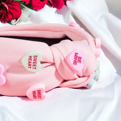 Love is in the Hair: Adorable Conversation Hearts Headbands for Valentine’s Day! - Rhythms of Grace Creative