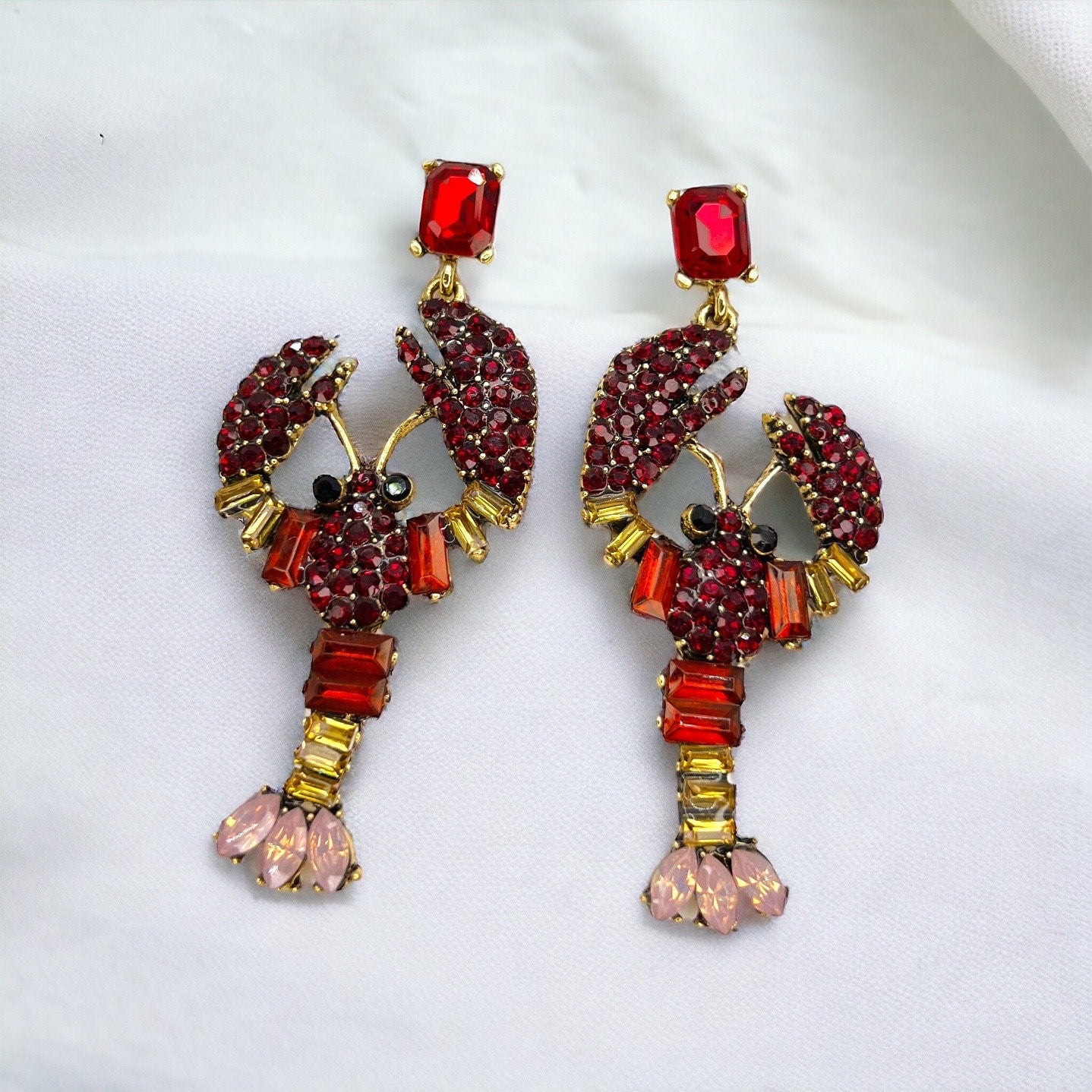 Dazzling Rhinestone Crawfish Earrings – Your New Mardi Gras Must-Have! - Rhythms of Grace Creative