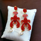 Crawfish Craze: Sparkly Dangle Earrings for Cajun Magic! 🦞 - Rhythms of Grace Creative