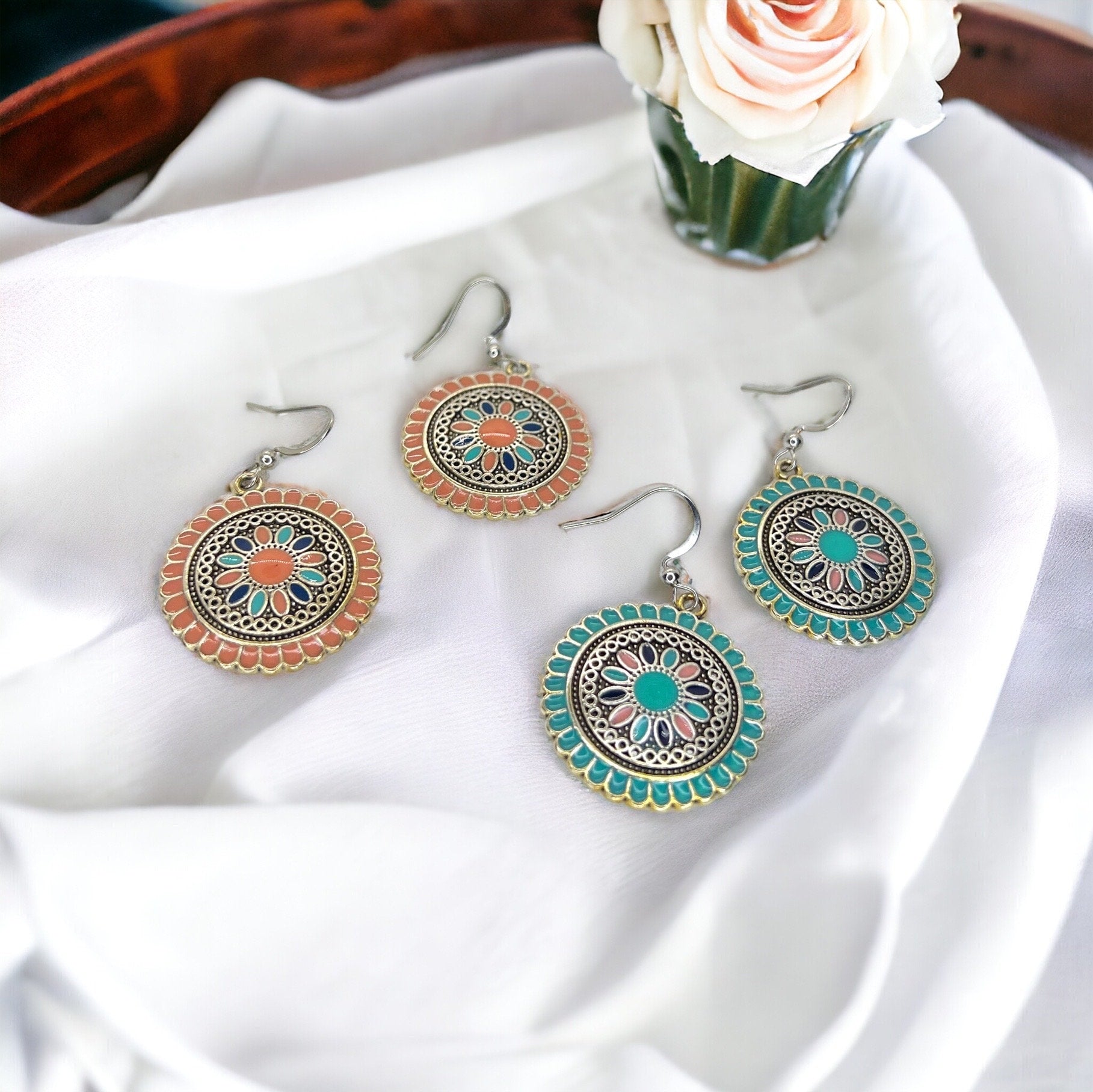 Gender Reveal Earrings - Baby Shower, New Mom, Mother’s Day, Mom Earrings, Momma Earrings, Mama Earrings, Team Pink, Team Blue, Pink or Blue