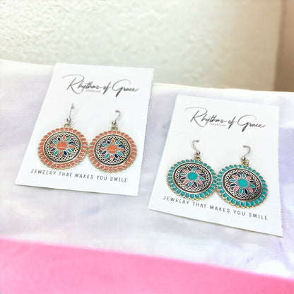 Gender Reveal Earrings - Baby Shower, New Mom, Mother’s Day, Mom Earrings, Momma Earrings, Mama Earrings, Team Pink, Team Blue, Pink or Blue