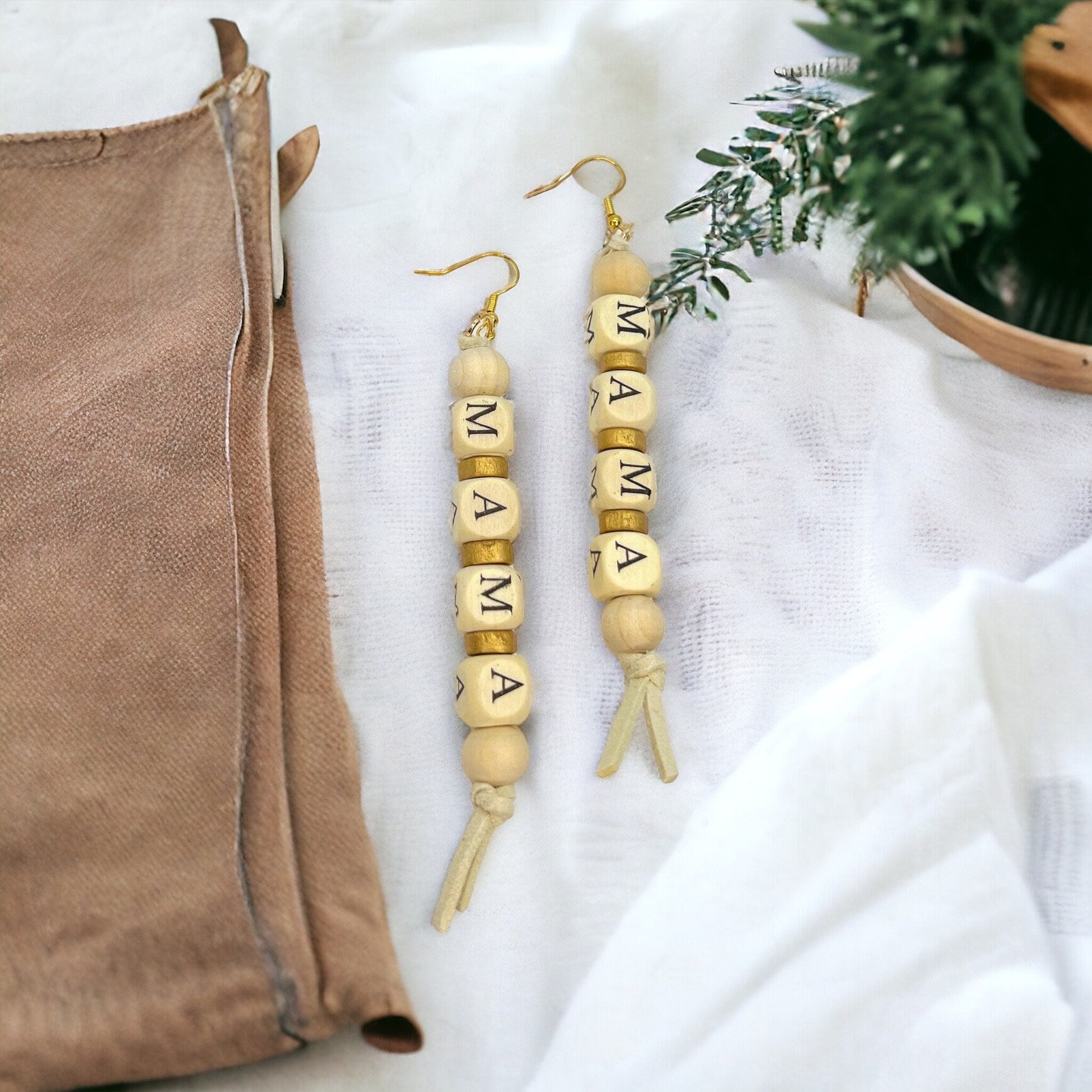 Celebrate Mama with Charming Beaded MAMA Earrings - Rhythms of Grace Creative