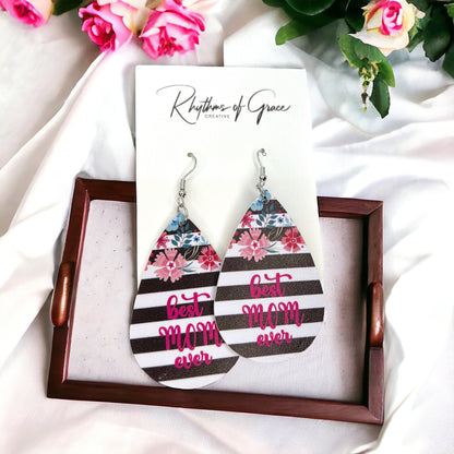 Mom Life Earrings: Wear Your Supermom Status with Style! - Rhythms of Grace Creative