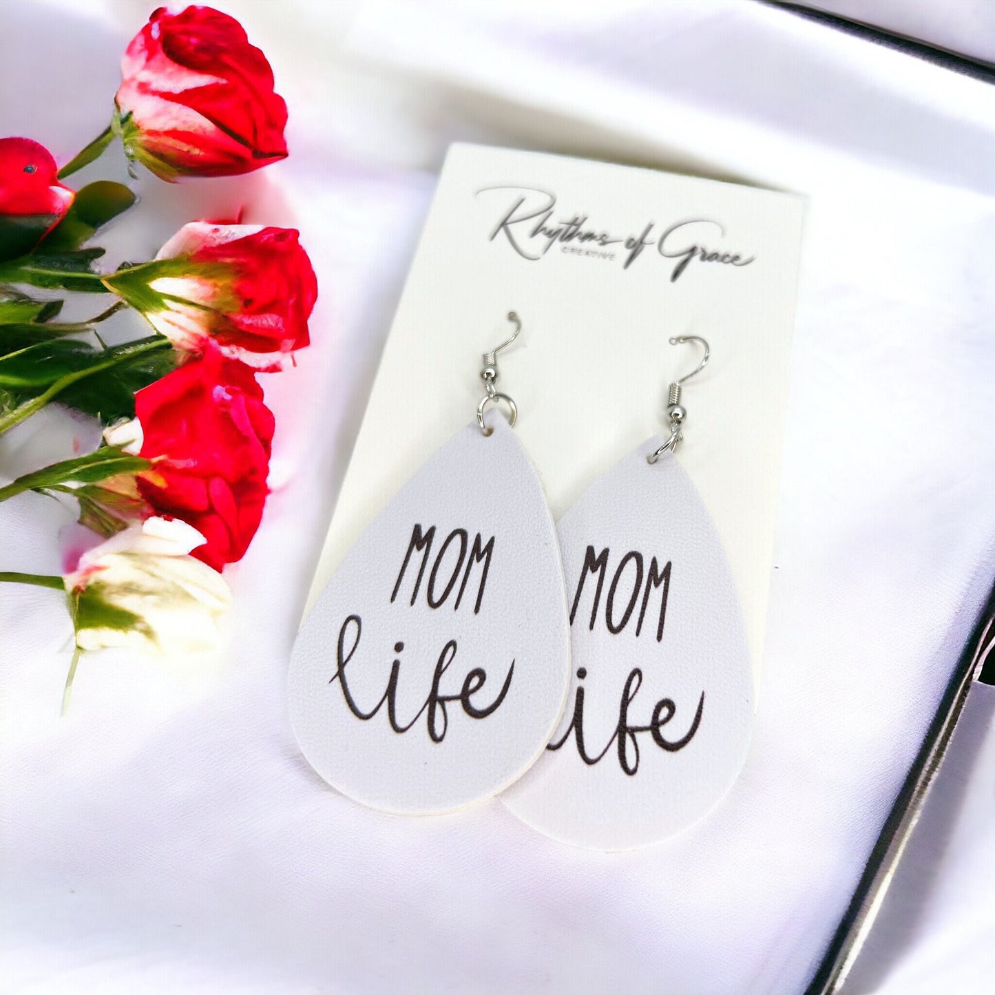 Mom Life Earrings: Wear Your Supermom Status with Style! - Rhythms of Grace Creative