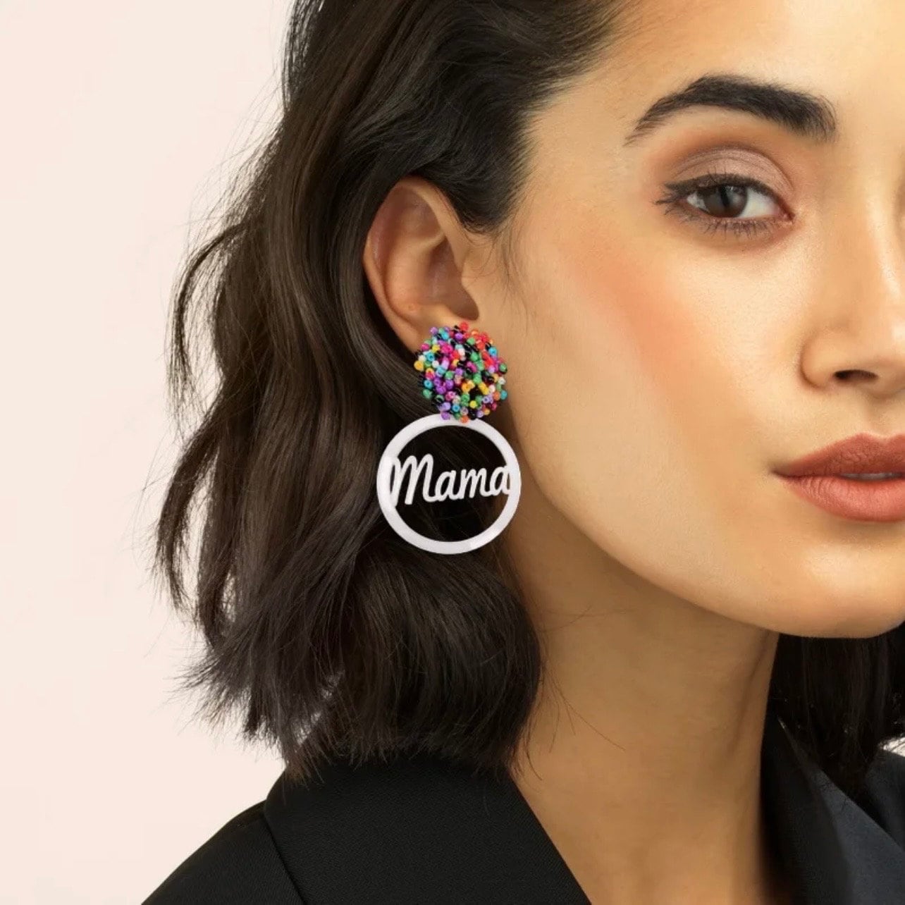 Beaded MAMA Earrings: A Celebration of Motherhood! ❤️ - Rhythms of Grace Creative