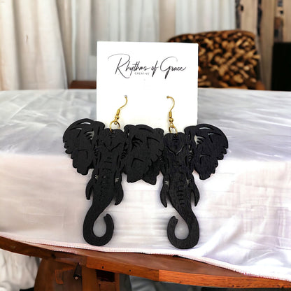 Elephant Earrings: Adorn Your Ears with Whimsy and Charm! - Rhythms of Grace Creative