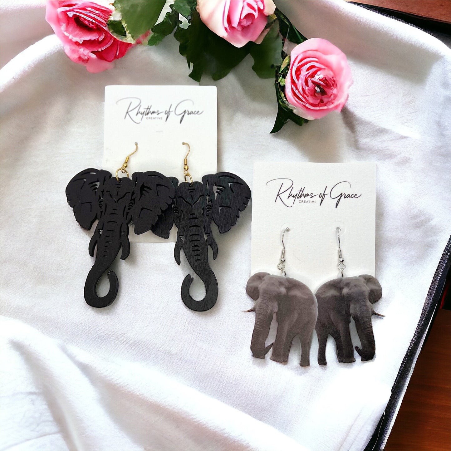 Elephant Earrings: Adorn Your Ears with Whimsy and Charm! - Rhythms of Grace Creative