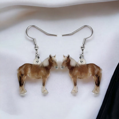 Unleash Your Inner Cowgirl with Our Handcrafted Horse Earrings! 🐴 - Rhythms of Grace Creative