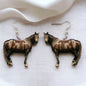 Unleash Your Inner Cowgirl with Our Handcrafted Horse Earrings! 🐴 - Rhythms of Grace Creative
