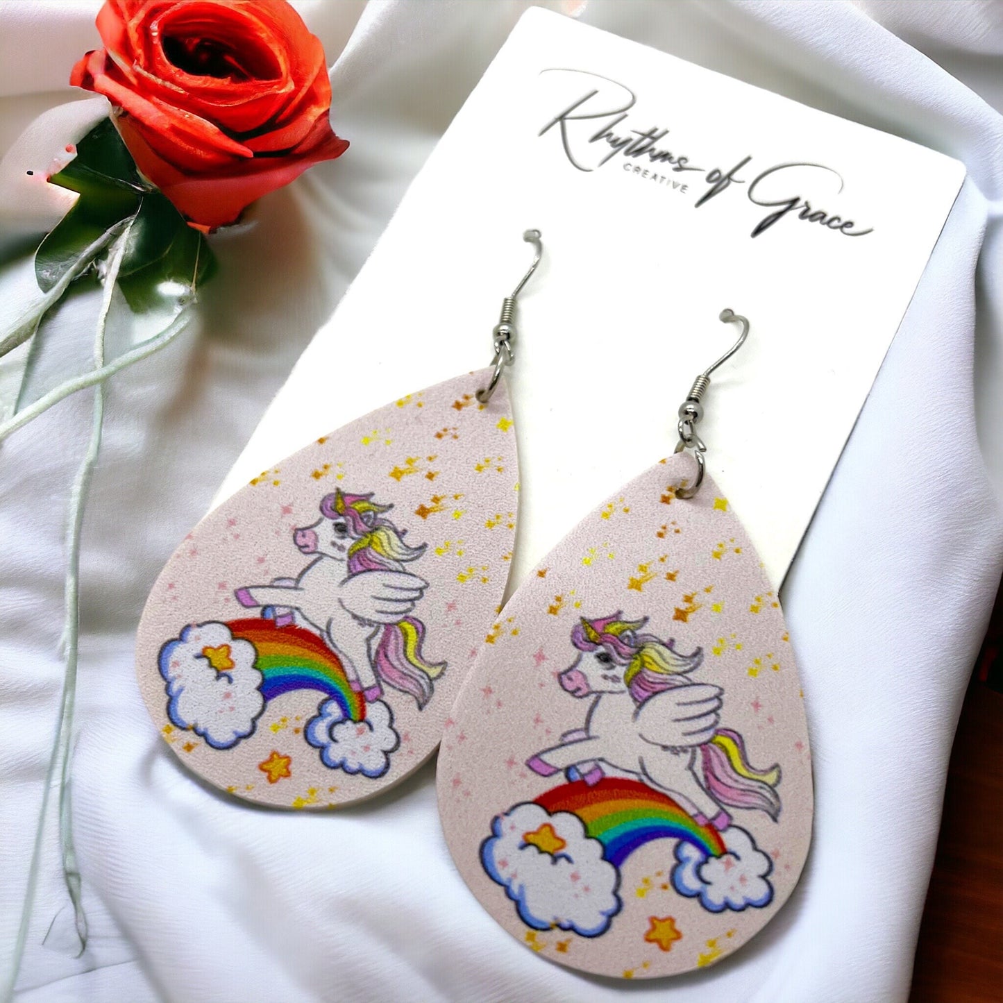 Enchanting Unicorn Earrings: A Touch of Magic Awaits! 🦄 - Rhythms of Grace Creative