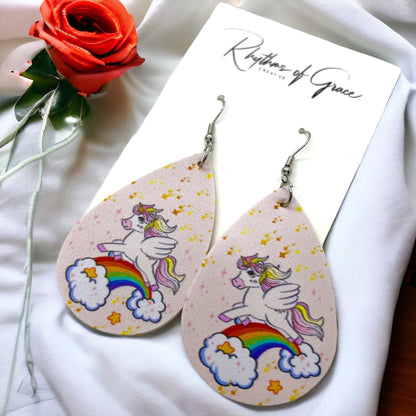 Enchanting Unicorn Earrings: A Touch of Magic Awaits! 🦄 - Rhythms of Grace Creative